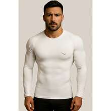Kit 2 Men's Thermal Tops UV 50+ Sun Protection - Đen và trắng - Xem 4
