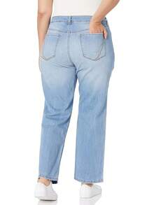 Bandolino Women's Mandie Signature Fit High Rise Straight Leg Jeanhalloween - 特色 - 刺繡口袋 - 查看 5