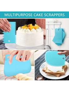 Bộ dụng cụ trang trí bánh bằng thép không gỉ 21 món - Đầu bắt kem, túi bắt kem, khớp nối và dụng cụ gạt kem | Bộ dụng cụ làm bánh đa năng cho tháng Ramadan, Ngày lễ tình nhân, Lễ Tạ ơn, Năm mới và đám cưới - Nhiều màu - Xem 4