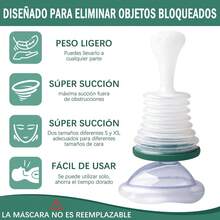 LEKOU 2PCS Dispositivo De Rescate De Asfixia Portátil Profesional, Dispositivo Anti Asfixia Para Capacitación En Primeros Auxilios En  De Asfixia, Dispositivo De Asfixia Para Adultos y Niños - 1 - Ver 3