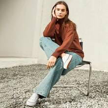 White Platform Sneakers For Women, Low Top Canvas Shoes - 白色單色 - 查看 4