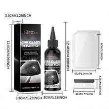 1PCS Car Windshield Crack Repair Kit, 2025 New Glass Repair Liquid For Cracks Glass Cracks Gone Repair Kit Windshield Repair Kit, Quick Fix Windshield & Glass Repair Tools For Chips And Cracks (1 Set) - Black - View 12