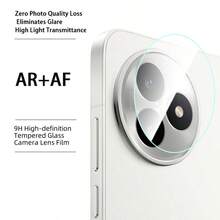 [2 In 1 Kit - Screen Protector + Lens Film] For Redmi K80 Ultimate Edition, Redmi K80 High Definition, Redmi K80 Pro, Anti-Peeping Tempered Glass Screen Protector And Printed Lens Film