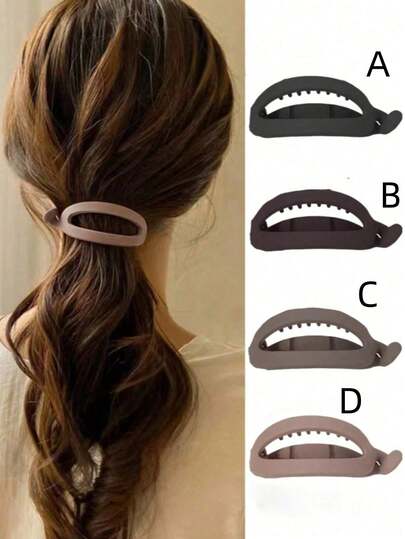 1/4개 매트 심플 바나나 모양 헤어 클립, 헤어 클립 클로, 선물, 여행, 여성을 위한 선물, 헤어 용품, 스타킹 스터퍼, 스타킹 필러, 여성을 위한 스타킹 스터퍼, 스타킹 필러 여성, 성인을 위한 스타킹 스터퍼, 성인을 위한 스타킹 필러, 헤어 용품, 성년 헤어 액세서리, 헤어 액세서리, 여성을 위한 선물 아이디어, 뷰티 스타킹 필러, 여성을 위한 선물