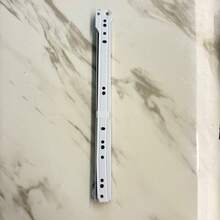 家具五金抽屉滑轨套件，抽屉轨道五金件，自闭设计，适用于大多数底部/侧面安装抽屉，抽屉滑轨，梳妆台抽屉滑轨支架滚轮导轨，家具滑动柜导轨