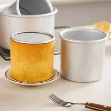 Aluminum Alloy Cake Mold With Removable Bottom And A Circular Raised Design – Perfect For Making Cheesecakes, Tartlets, And More – Easy To Remove From The Mold, Even Heat Distribution, Dishwasher And Oven . - Nhiều màu - Xem 4