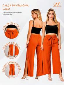 Swisz Women Pants - Orange - View 3