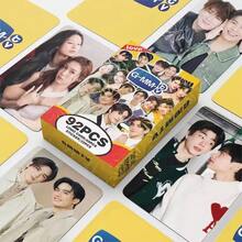 92pcs GMMTV Thai Celebrity Photo Card Set (60 Double-Sided LOMO Cards + 32 Stickers), Kpop Style Idol Collection, Suitable For Scrapbook/Photo Wall/Gift - Multicolor - View 1