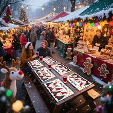 1 Stück/4 Stücke/6 Stücke/100 Stücke Weihnachtszwerg Muster Tischsets, maschinenwaschbar rechteckige Polyester Tischsets, Tischschutz, hitzebeständige Tischsets, Restaurant Tischdekoration, Party Zubehör, Weihnachtsdekoration, können als Geschenke gegeben werden - Verschiedenfarbig - Übersicht 9