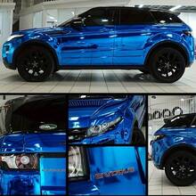 لفة واحدة 50 * 300 سم/19.69 * 118.11 بوصة فيلم ملون قابل للتمدد بطلاء كهربائي للسيارة، ديكور خارجي للمركبة متين ومرن، ملصق سهل التطبيق، تعديل هيكل السيارة DIY، مقاوم للماء والخدش، فيلم قابل للتنفس