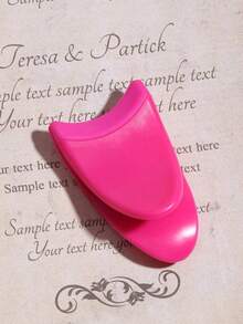 1pc False Eyelash Applicator Tweezer With Comb For Convenient Application Of Fake Eyelashes, Glue, And Using As Hair Clip, Beauty Tool In Pink - Hot Pink - View 8