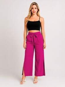 Swisz Women Pants - Hot Pink - View 1