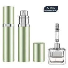1pc Redesigned Perfume Spray Bottle, Portable Perfume Refillable Atomizer, Bottom Fill Mini Spray Travel Perfume Bottle, Pump Fills Directly From The Bottom Without Removing The Cap, 100% Pure Glass Inner Bottle, With A Visible Window So You Can Easily Know How Much Perfume Is Left, Available In 5ml / 8ml /10ml