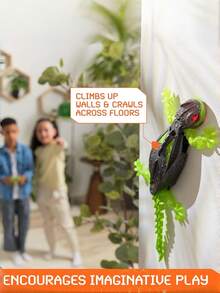 Rechargeable Remote Control Wall Climbing Robot Toy With LED Lights, 360° Rotating Wheels, USB Charging, Suitable For Children Ages 4-8+ Years Old, Boys And Girls