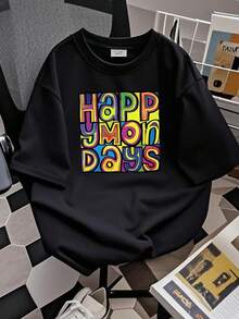 180g pure Cotton Vintage Y2K Happy Mondays English  Rock Band Promo Music T shirt Size M Casual Top For Everyday Wear Summer Stretched Comfortable streetwear Versatile Unisex female designer clothes T-Shirt For Women Casual Women Top Graphic Tees women fashion - Negro - Ver 3