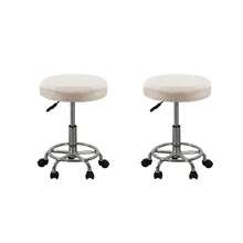 Round Bar Stool Covers Solid Color Stool Seat Covers Dustproof Slipcovers For Swivel Chairs Or Barstools - White - View 7