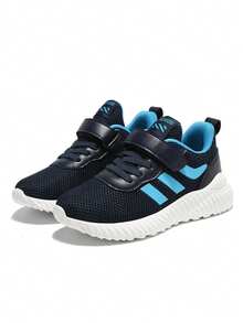 Breathable Mesh Casual Sneakers For Teenagers, Lightweight, Non-Slip, Durable, Running Shoes, Suitable For All Seasons - Blue - View 5