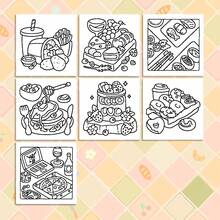 暖心美食：一本大胆而简单的成人涂色书——为充满奇思妙想的甜点、温馨小吃和暖心烹饪场景涂上色彩。适合用作文具、学习用品，也是送给女孩、婚礼季和母亲节的完美礼物。 - COMFORT FOOD - 查看 3