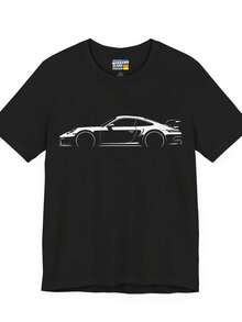 911 Shirt W 992 GT3 Silhouette  911 GT3 Model Years 2020 2021 2022 2023 2024 2025  Prsche Graphic TShirt Car Lover Gift - 款式15 - 查看 1