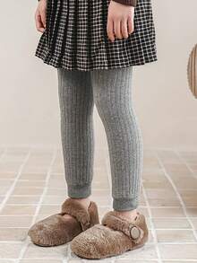 1 件儿童百搭保暖内衬紧身裤，百搭冬季保暖打底裤，适合男婴和女婴 - 彩色 - 查看 8