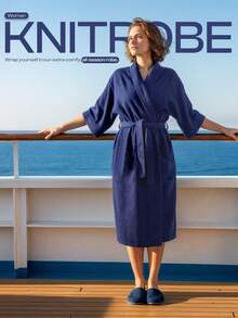 NY Ultra-Soft Cotton-Blend Robe For Women [ EXPRESS DELIVERY ] – Full-Length Lightweight Kimono-Style Dressing Gown With V-Neck, 3/4 Sleeves, Adjustable Inner & Outer Belt Ties, Generous Front Pockets & Relaxed Fit – Premium Cotton/Polyester Blend For Breathable Softness And Lasting Durability – Ideal Year-Round Lounging, Post-Shower Spa Wrap, Beach Cover-Up, Bedtime Comfort Or Travel Companion – Machine-Washable At 30 °C For Easy Care – Available In Multiple Colours And Sizes – Perfect Gift For Her On Birthdays, Mother's Day, Bridal Showers & Special Occasions - Navy Blue - View 1