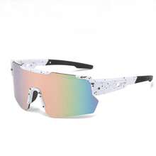 1pc Unisex Colorful Ski Goggles, Bicycle Motorcycle Goggles, Sports Windproof Dustproof Goggles