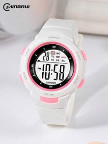 MINGRUI Best-Selling Children's Casual Fashion Sports Watch, 30M Waterproof, Luminous, Chronograph, Alarm Clock, Multi-Function Student Watch For Boys And Girls, Suitable For School Supplies - Multicolor - View 17