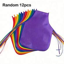 1套一次性无纺布围裙 美术围裙 绘画围裙 艺术家围裙 厨房社区活动 派对工艺品和艺术绘画活动、烘焙烹饪、厨房社区活动、生日用品 - 彩色 - 查看 11