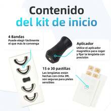 Set de 4 Dilatadores Nasales Antirronquidos y 30 Tiras Nasales para Mejor Respiración y Sueño - Alivio de Congestión Nasal para Hogar, Hoteles, Deportes y Viajes (Negro) - Negro - Ver 1