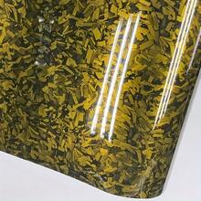 غشاء ألياف الكربون المطروق عالي اللمعان، مقاوم للخدش والأشعة فوق البنفسجية، مناسب لملصقات ديكور الدراجات النارية والدراجات النارية والسيارات، بطراز حديث، ملصق تعديل DIY لوحة التحكم الداخلية للسيارة، مصمم خصيصًا لملاك السيارات