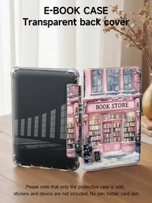 1 Pc Sakura Bookstore Tablet Case & Kindle E-Book Case Compatible With IPad 10th Generation, IPad 10.2/Mini6/Mini7/9.7 Inches, Compatible With Samsung Galaxy Tab A9 Plus, Kindle (11th Generation-2024 Release)(6 Inch), Kindle Paperwhite 12th Gen 2024, Great Holiday Gift, Stylish And Simple Pattern. - Multicolor - View 9
