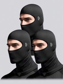 3pcs/1pc/2Pcs Balaclava Face Mask, Ski Mask For Men Women, UV Protection Windproof Scarf For Motorcycle Snowboard Cycling