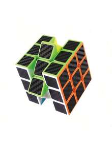1 pieza Cubo Mágico 3x3 4x4 5x5 Pirámide de Fibra de Carbono para Entrenamiento de Lógica y Pensamiento, Juguete - Multicolor - Ver 5