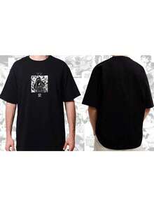 Blue Lock Shirt 100% Cotton Itoshi Rin T-Shirt - màu đen - Xem 1