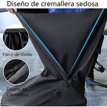 Cubre Zapatos Impermeable, Protector De Zapatos Con Reflector, Cubiertas de Zapatos Antideslizante con Cremalleras, Para La Temporada De Lluvias, Al Aire Libre, Ciclismo - 2X Grande - Ver 3