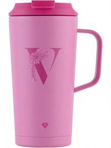 Letra V - Rosa