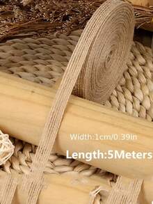 1 Rolle 45 Meter beige Geschenkband zum DIY Dekorieren und Überraschungsverpackungen, metallisch glänzendes Band, Ballonschnur, Hochzeitsdekoration, Blumensträuße und Blumenwickelpapier, Valentinstag, Geburtstagsdekoration, Bandrolle, Schleifen, Weihnachten, Geburtstag