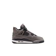Nike Jordan Air Jordan 4 Retro OG 经典百搭中帮儿童篮球鞋，灰黑色，男女通用 - 棕色 - 查看 2