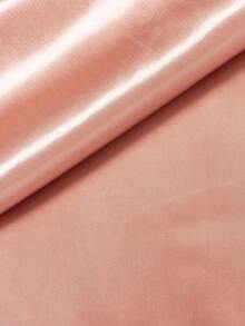 1 mảnh vải satin mềm mại, mượt mà dùng cho váy cưới cô dâu, đồ thủ công thời trang, quần áo, trang trí, may vá - Hoa hồng vàng - Xem 4