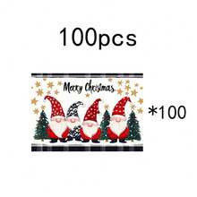 1 Stück/4 Stücke/6 Stücke/100 Stücke Weihnachtszwerg Muster Tischsets, maschinenwaschbar rechteckige Polyester Tischsets, Tischschutz, hitzebeständige Tischsets, Restaurant Tischdekoration, Party Zubehör, Weihnachtsdekoration, können als Geschenke gegeben werden - Verschiedenfarbig - Übersicht 15