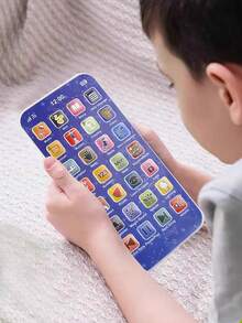 1 件儿童益智多功能学习电话，婴儿玩具带音乐，男孩女孩仿真电话，节日礼物