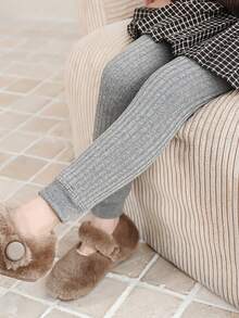 1 件儿童百搭保暖内衬紧身裤，百搭冬季保暖打底裤，适合男婴和女婴 - 彩色 - 查看 7