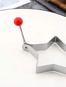 3pcs Stainless Steel Egg Rings, Fried Egg Mold, Egg Cooking Mold, Star & Heart Shaped