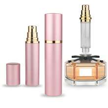 1pc Redesigned Perfume Spray Bottle, Portable Perfume Refillable Atomizer, Bottom Fill Mini Spray Travel Perfume Bottle, Pump Fills Directly From The Bottom Without Removing The Cap, 100% Pure Glass Inner Bottle, With A Visible Window So You Can Easily Know How Much Perfume Is Left, Available In 5ml / 8ml /10ml