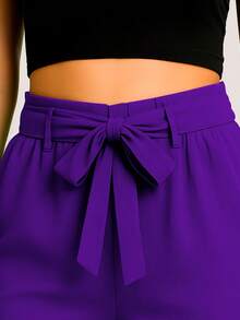 Swisz Women Pants - Red Violet - View 2
