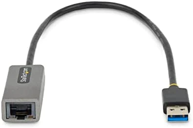 StarTech.com USB 3.0 naar 10/100/1000 Gigabit Ethernet-adapter voor laptops - met ingebouwde 30 cm kabel - USB naar RJ45-adapter - externe LAN-netwerkadapter - drivervrij