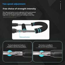 Shaker  Arm Trainer,Adjustable Chest Expander Great For Home Fitness UK - Black-1 - View 6