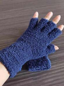 1 Paio di Guanti in Velluto Corallo Caldi - Design Senza Dita Termico Resistente, Con Dita Aperte, Adatti Per Uomo e Donna, Opzioni Multicolore - Ideali Per Inverno, Natale, Regali di Compleanno - Lavabili in Lavatrice Per Uso all'aperto e Quotidiano - Perfetti Per Sci, Escursionismo, Digitazione, Gaming - Guanti in Pile di Lana Corallo Unisex Per Autunno e Inverno, Guanti da Sci, Accessori Invernali Per Donna, Guanti Invernali da Donna, Guanti Termici Per Uomo