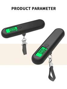 [Hot ]1PC Practical Portable Handheld Scale - Non-Gravity Electronic Scale - Fishing Scale - Digital Electronic Scale - Baggage Scale - LCD Green Background High-Definition Display - 50KG/110LB Large Range - Multiple Function Keys