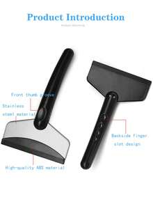 Car Ice Scraper, Snow Removal Shovel, Glass- Snow Removal Shovel, Winter Windshield And Window Snow Cleaning Scraping Tools, Car Ice Remover, Snow Shovel - Multicolor - View 7